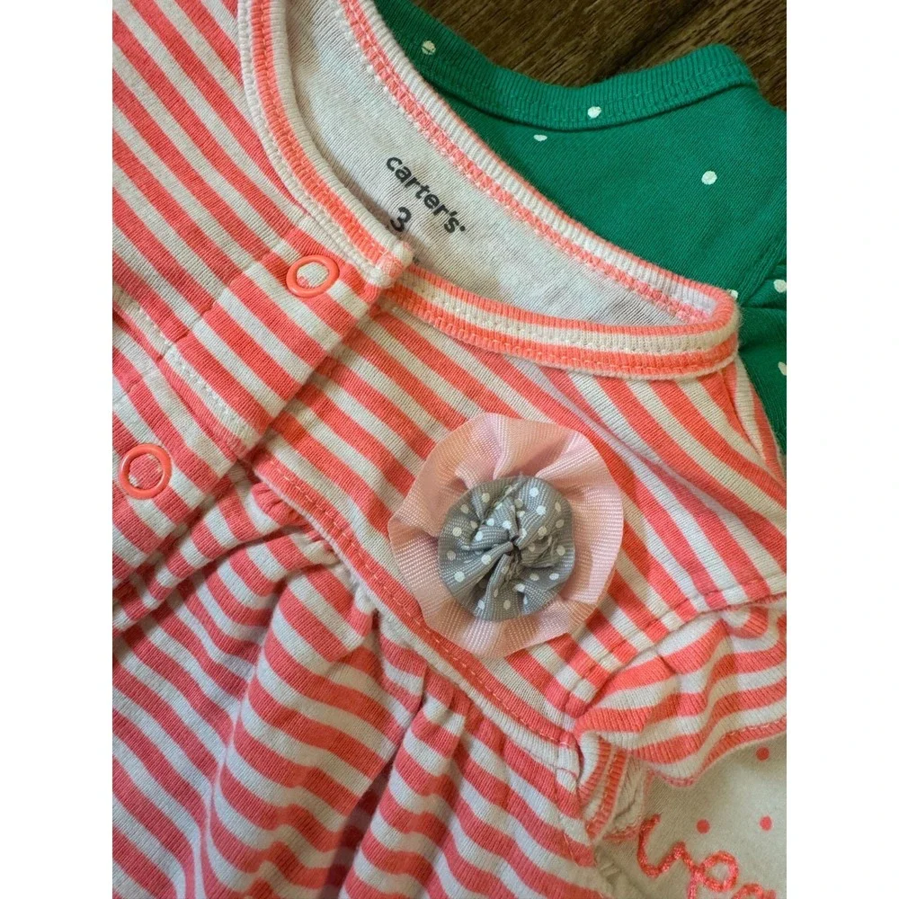 Carters Baby Girl Clothes Lot 3 Months Rompers Outfits Summer Shorts Sweetie‎